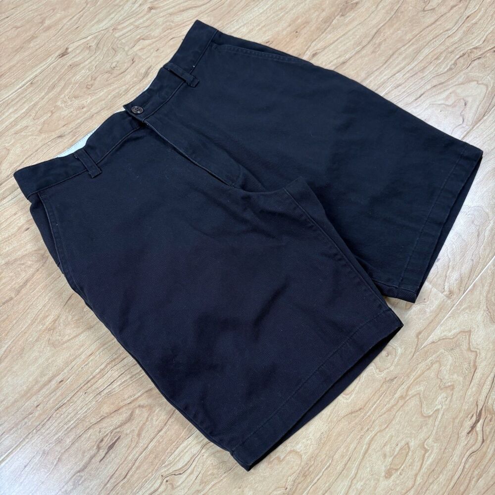 Dockers Black Cargo Shorts Utility Workwear Relaxed Fit